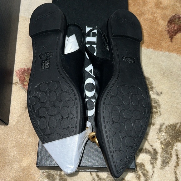 Coach Veronica Leather Skimmer size 5.5 - Picture 2 of 3